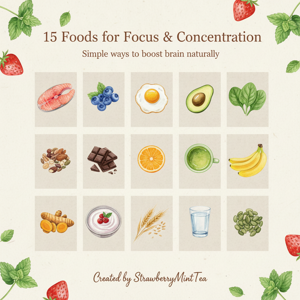 15 Best Foods for Concentration and Focus (Backed by Nutrition Science ...