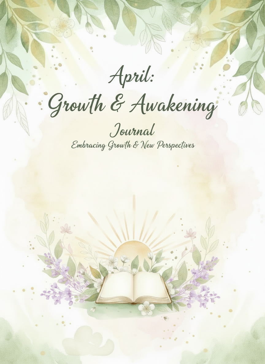 April Growth & Awakening Weekly Mini Journal - Image 1