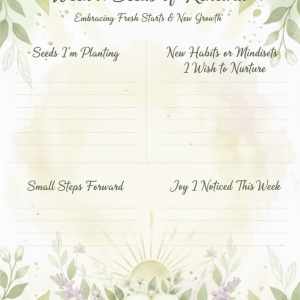 April Growth & Awakening Weekly Mini Journal - Image 2