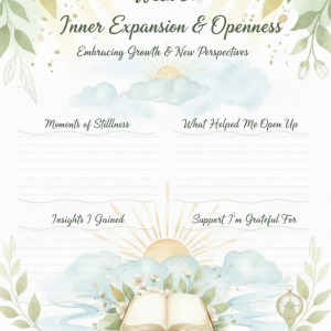 March Reset: A Mindful Freedom & Curiosity Mini Journal, Weekly Pages - Image 5