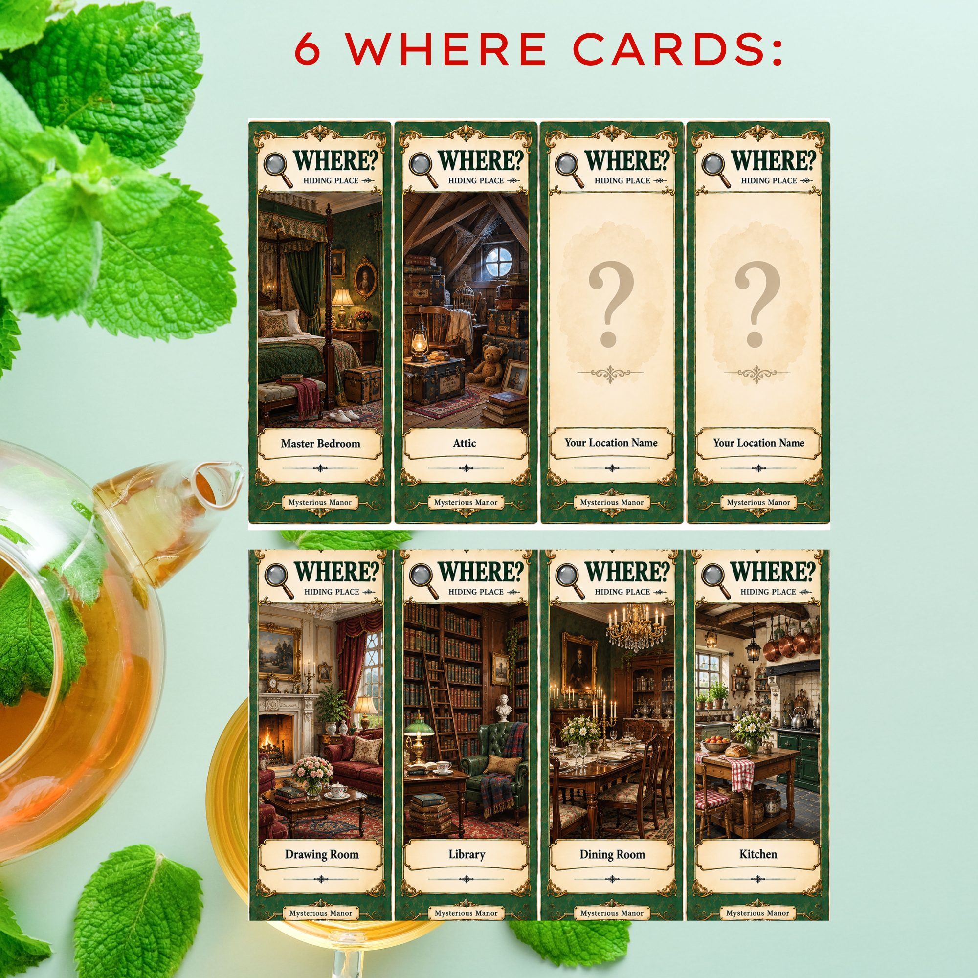 Mysterious Manor Board Game PLR - Image 6