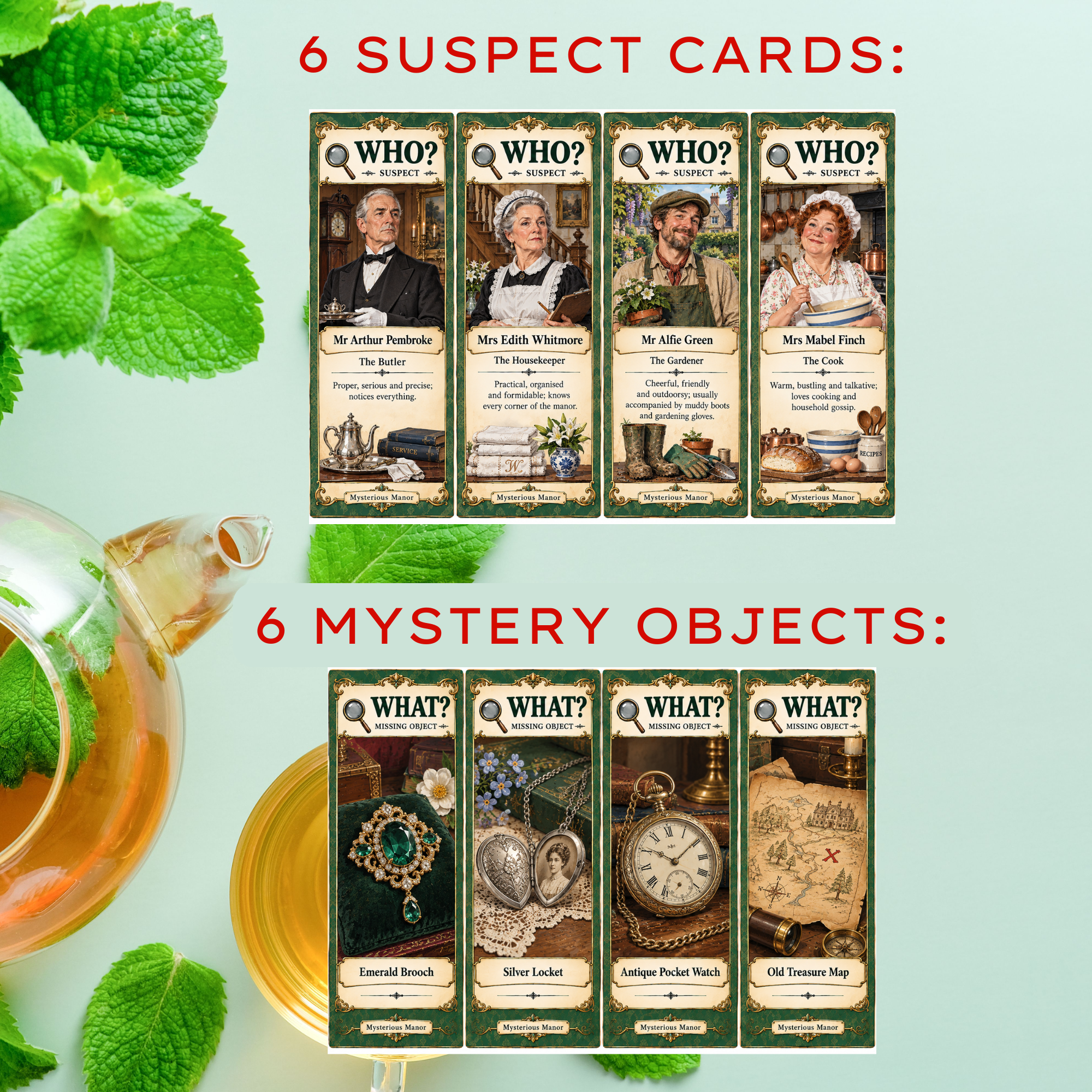 Mysterious Manor Board Game PLR - Image 7